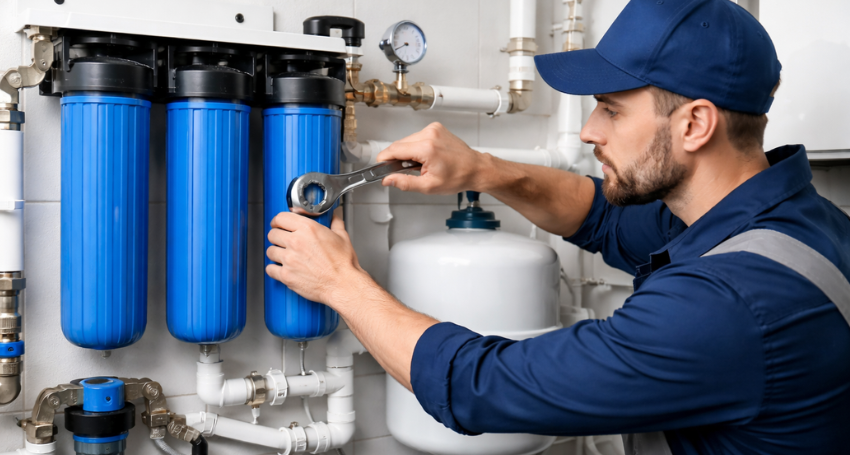 Home Water Filtration Installation