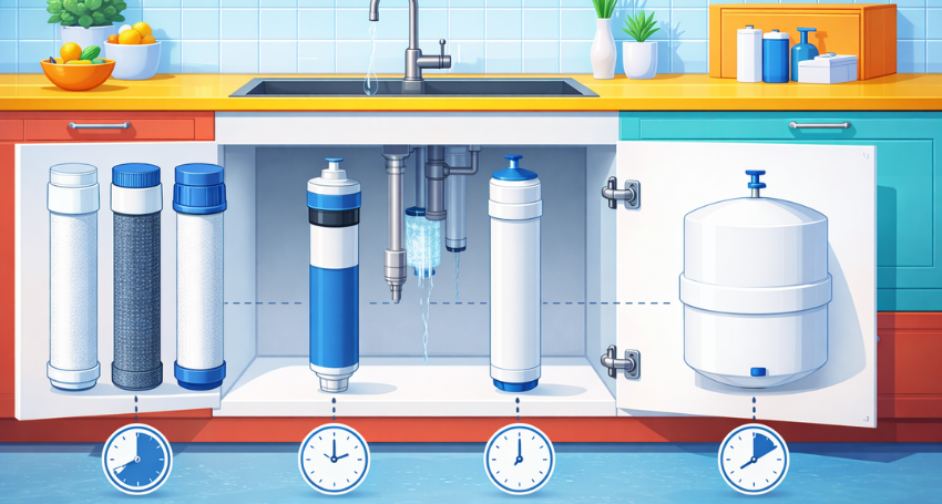 how often should i replace my reverse osmosis system