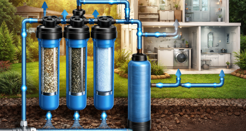 How Does a Whole House Water Filter Work? System Diagram