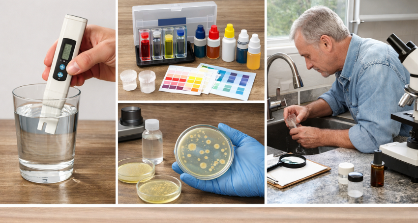 How to Test Your Home Water Quality using an at-home water test